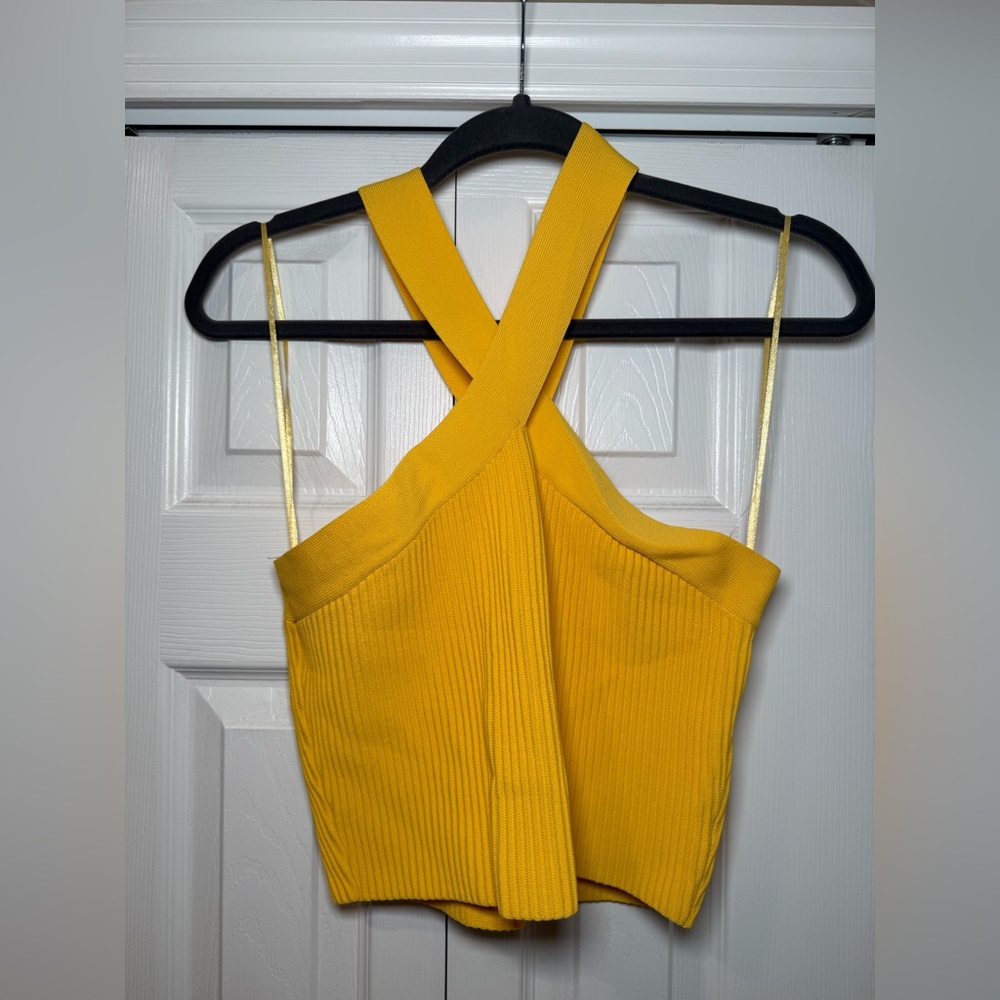 Yellow Women's Halter Top